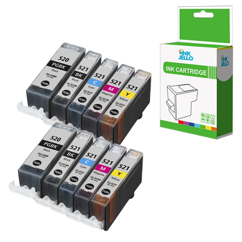 Lot De 4 Cartouches D'encre Noire Compatibles Canon CLI - Pour IP4700, MP560, MP640, MX860 Et Autres