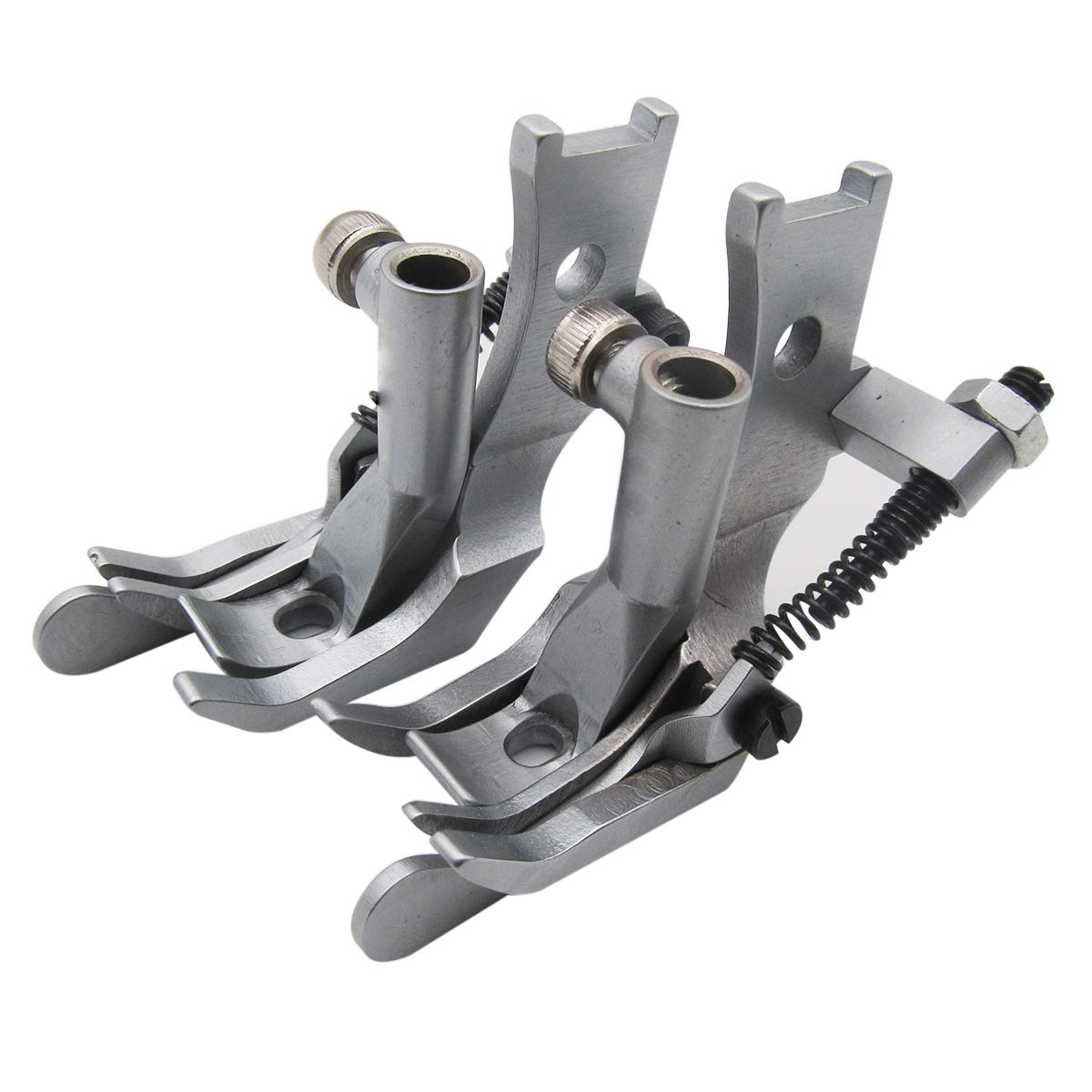 CKPSMS Brand -#GCGR-1245+GCGL-1245 Each Right and Left Side Spring Edge Guide Foot Compatible with/Replacement for Pfaff Brand 1245, 545, 145, 335 (Size:5MM)