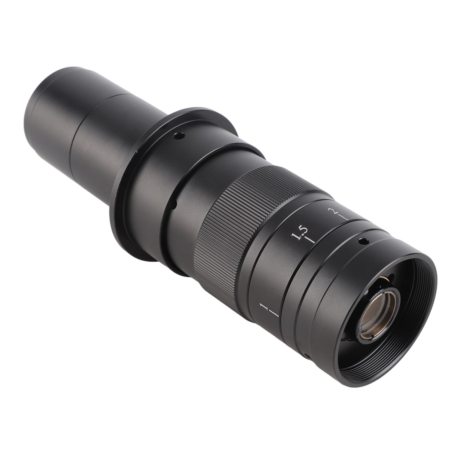 Haofy Hochauflösendes Monokularobjektiv mit 180-fachem Zoom für Industrielle VGA-USB-Videomikroskopkamera, Elektronische Inspektion, Schmuckinspektion, für Robustes