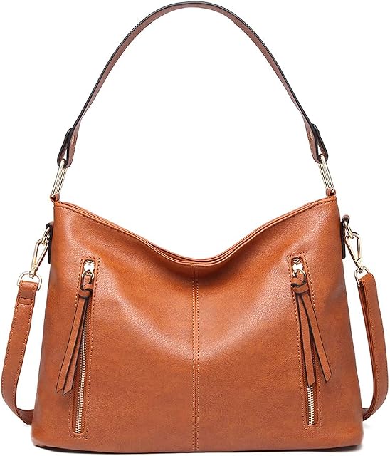 Miss Lulu Shoulder Bag For Women Fashion Hobo Large Handbags Top Handle Bag Faux Leather