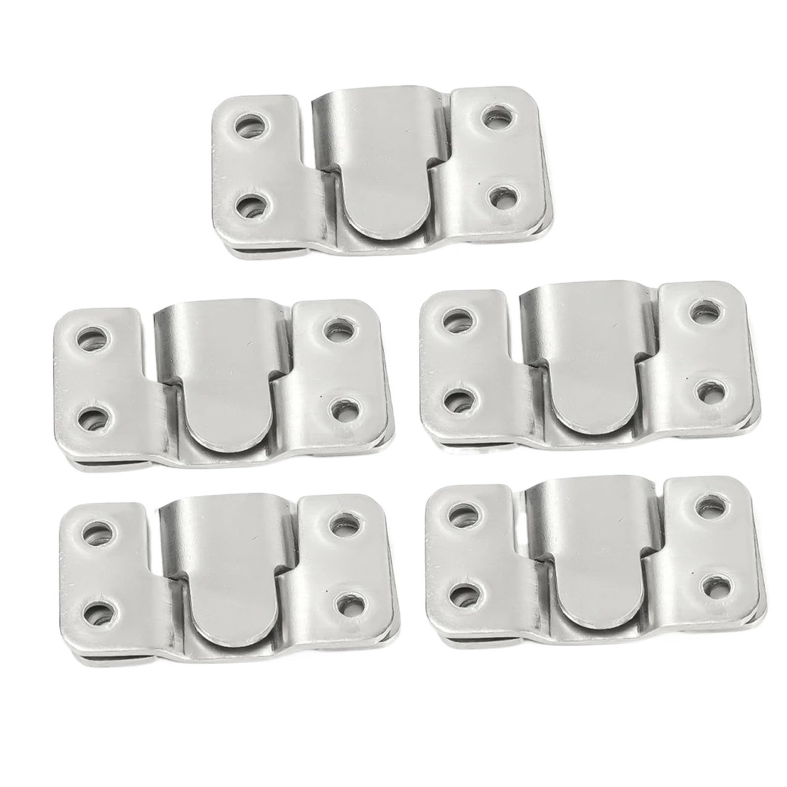 50pcs Interlock Hanging Buckle Picture Frame Hook Furniture Bracket Hanger Photo Wall Painting Connector for Hanging(L)