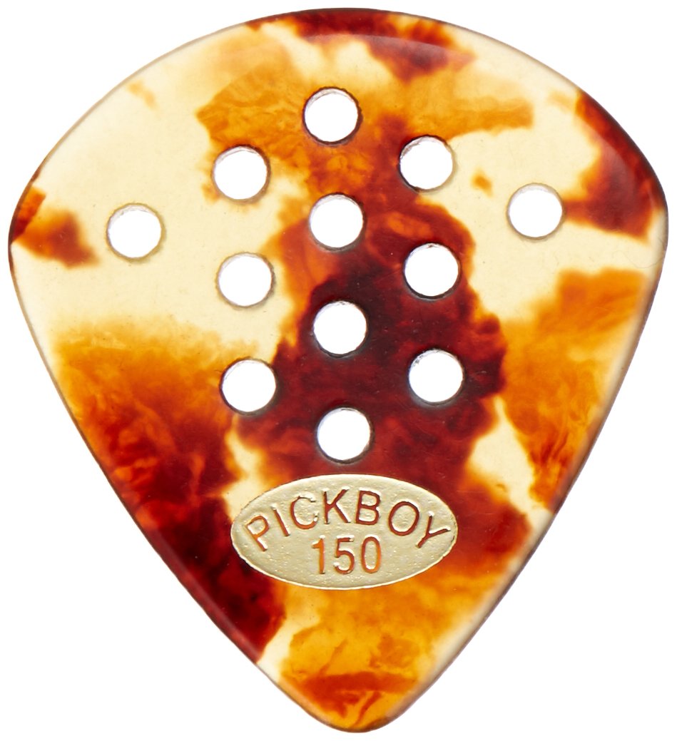 Pickboy Pos-a-Grip, Jazz, Classic T Shell, Cellulose, 1.50mm, 10 picks