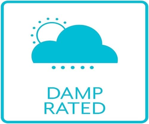 Miniatura 6 de Home Decorators Escape II - Ventilador de techo de níquel cepillado para interiores y exteriores de 60 pulgadas con kit de luz y control remoto