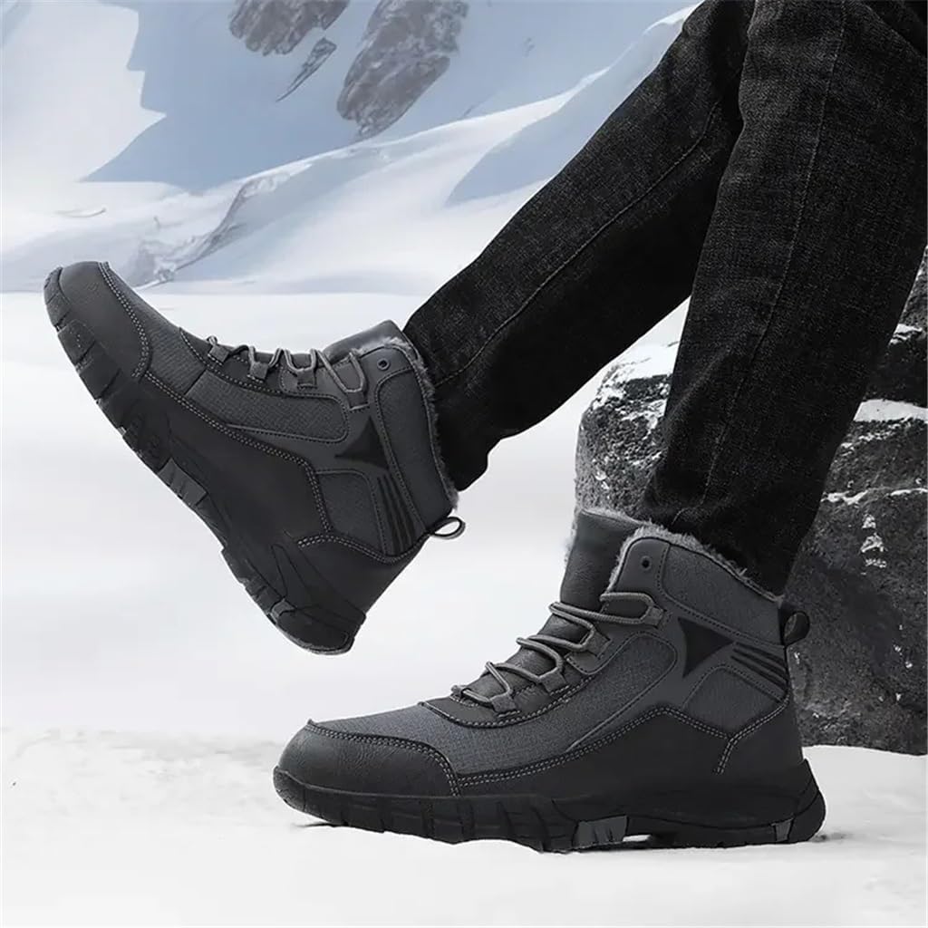 Men's Winter Anti-Slip Shoes Warm Breathable Snow Shoes(39 Code)