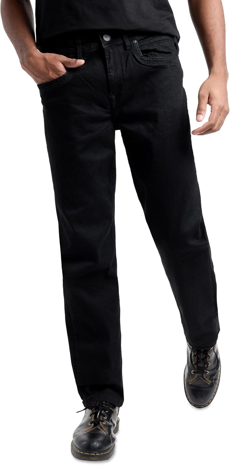 X RAY Men's Relaxed Slim Fit Stretch Cotton Denim Jeans Soft Pants - Image 6