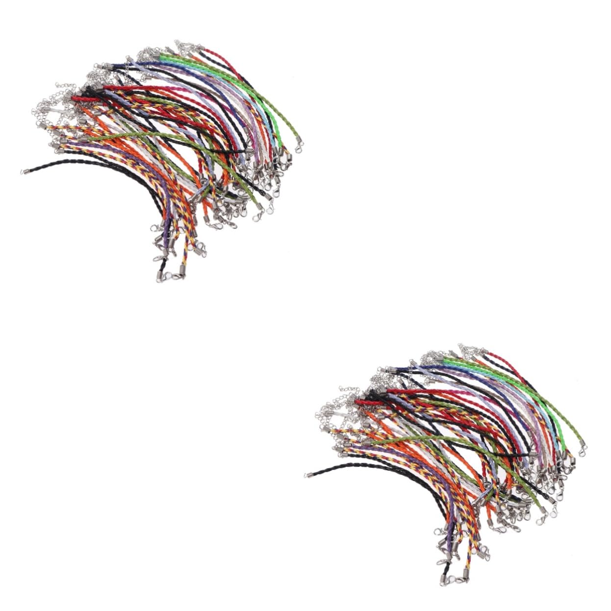 100 Cordes pour bracelets tressés loisirs créatifs