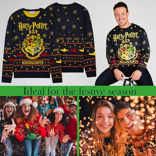 Harry Potter Gifts Ugly Christmas Sweater Men, Teens, Knit Long Sleeve Hogwarts Christmas Sweatshirt Sweater Pullover 2 Harry Potter Gifts Ugly Christmas Sweater Men, Teens, Knit Long Sleeve Hogwarts Christmas Sweatshirt Sweater Pullover - Image 3