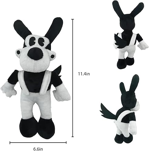 Miniatura 5 de Bendy - Juguete de peluche 3 piezas de peluche Bendy and The Ink Machine lindo juego de terror animales de peluche suaves para niños y fanáticos del
