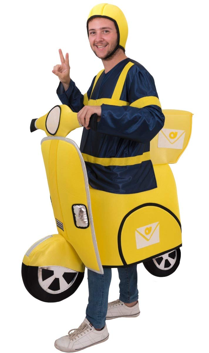 Disfraz de Moto Postal para Adulto