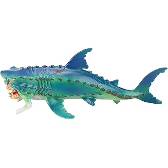 Ejoyous Shark Model Toy Giant Megalodon Toy Animal Figures Toys Megalodon Whale Figure Realistic Hand-Painted Shark Figure Animals Action Figures