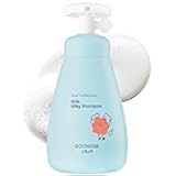 GOONGBE Kids' Detangling Shampoo - Silky Shine for Frizzy Tangle-Prone Hair – Silicone-Free Low pH with Silk Protein & Macadamia Oil – Tear-Free Tested, 25 Allergen-Free – Korean K-Beauty, 10.1 fl oz
