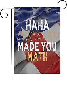 Made You Math Teacher Math Garden Flag Gives New Life 12x18in