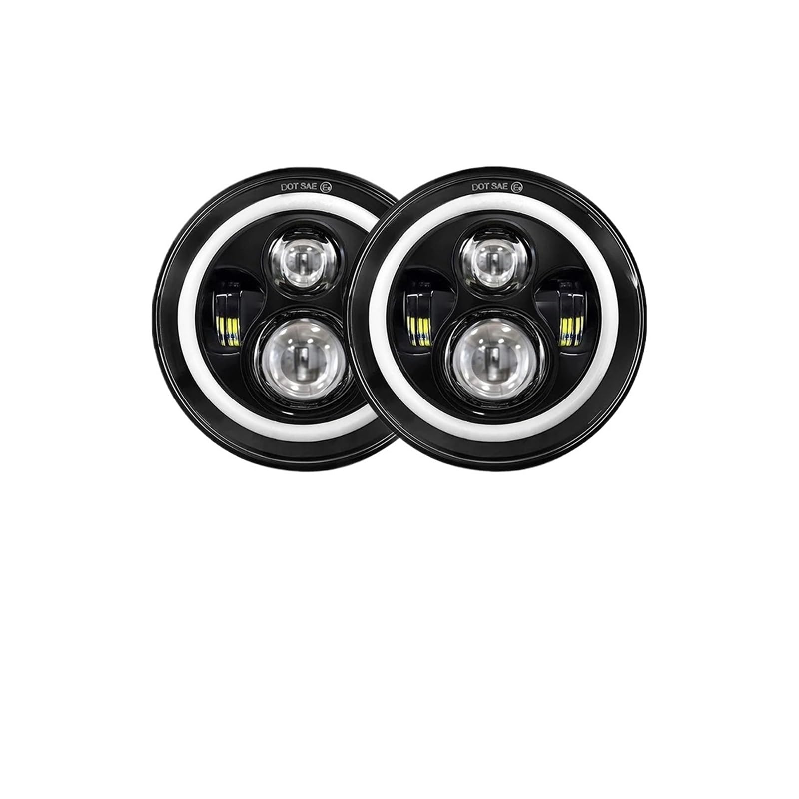Fari anteriori per moto Per SUZUKI Per Jeep Per Wrangler Per Ford Faro LED Rotondo Da 7 Pollici Per Moto E Fuoristrada(2 pcs J0036)