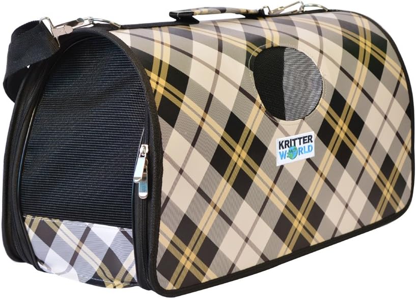 Soft Sided Pet Carrier,Portable Airline Approved Travel Dog Tote Bag Cat Puppy Kennel Crate for Small Animals Up to 16 Pounds