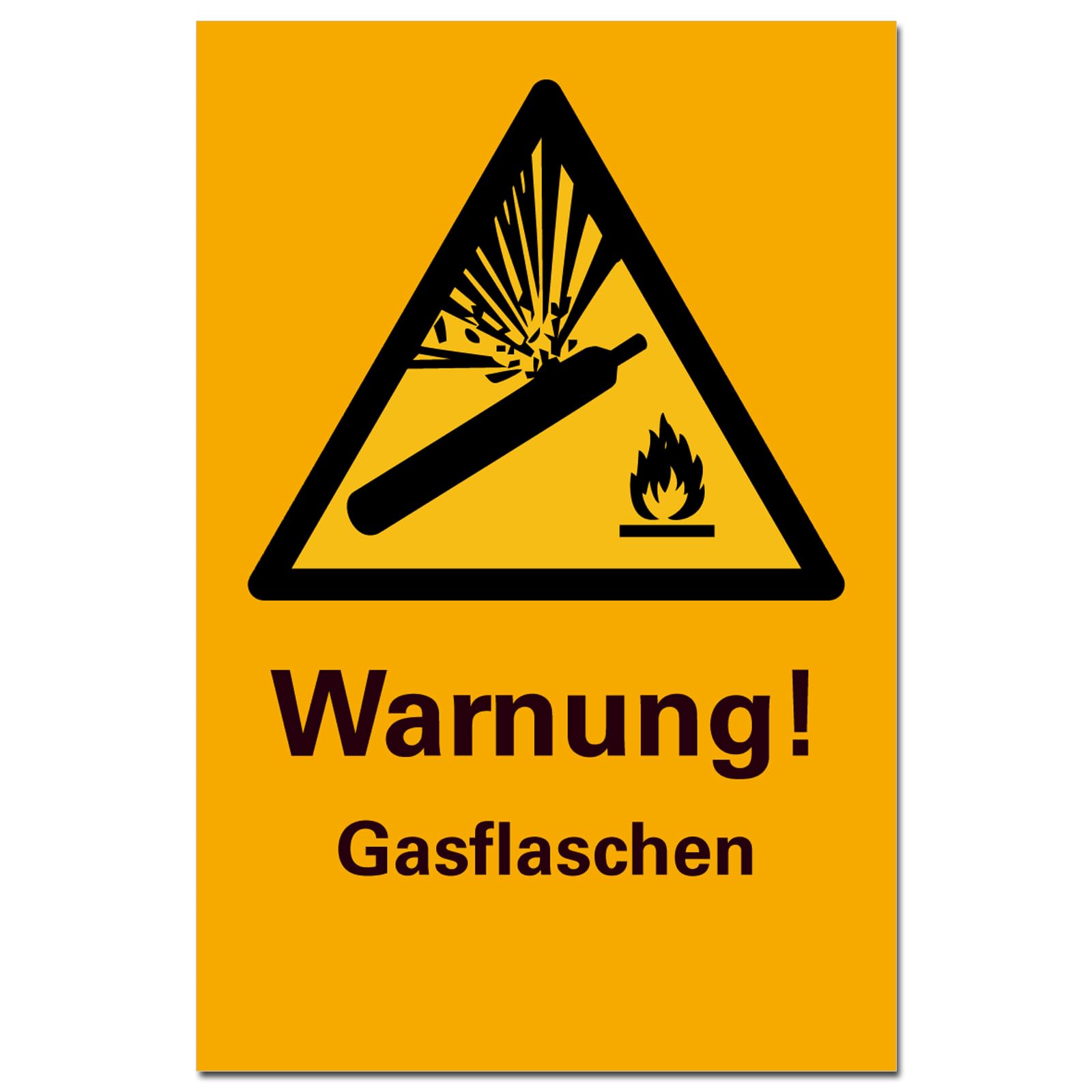 Warnschild 'Explosionsgefahr' – PVC-Hartschaum, 300x200 Mm, 3 Mm Stark, Wetterfest, Für Innen & Außen