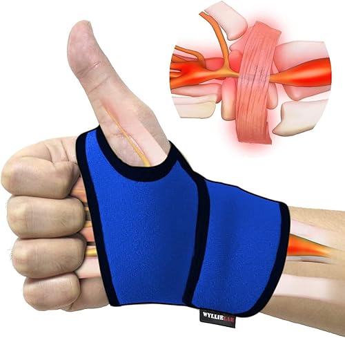 Muñequera para túnel carpiano, cómoda y ajustable para artritis y tendinitis, envoltura de compresión de muñeca para aliviar el dolor, apto tanto