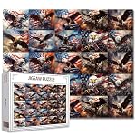 Tucocoo – Patriotic Battle Eagle 1000 Stück Puzzles für Erwachsene Ame