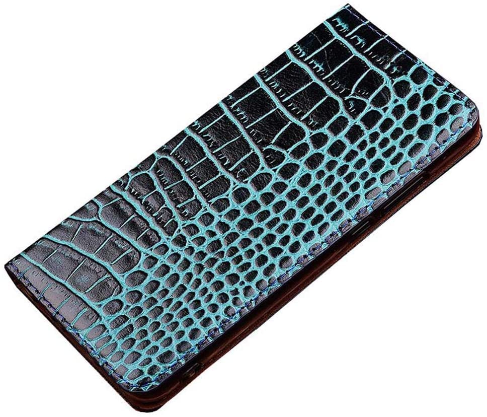 Funda de cuero para iPhone 12 Mini con tarjetero que evita caídas