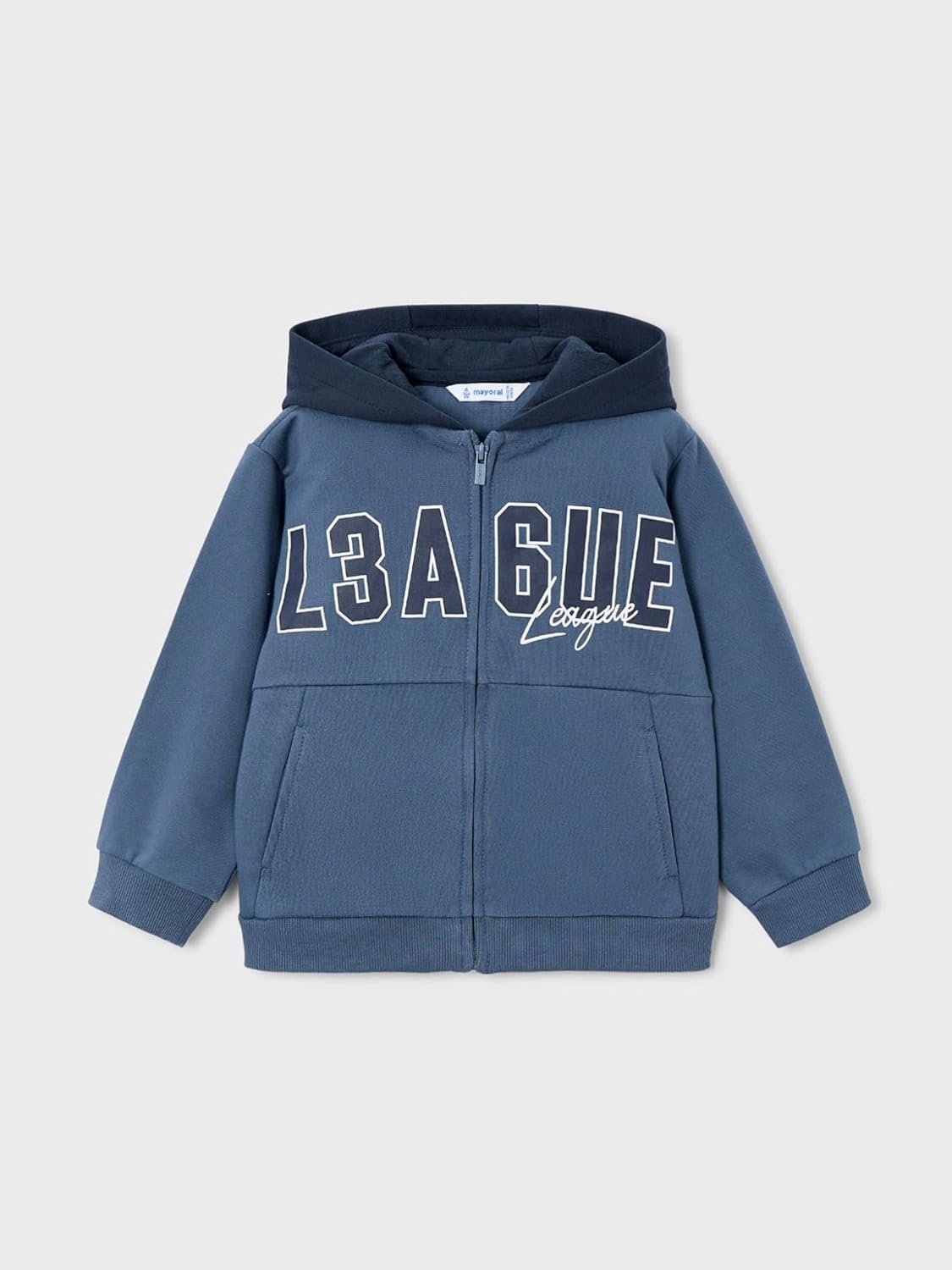 Mayoral Basic plush 2 pants tracksuit for Boys Steel