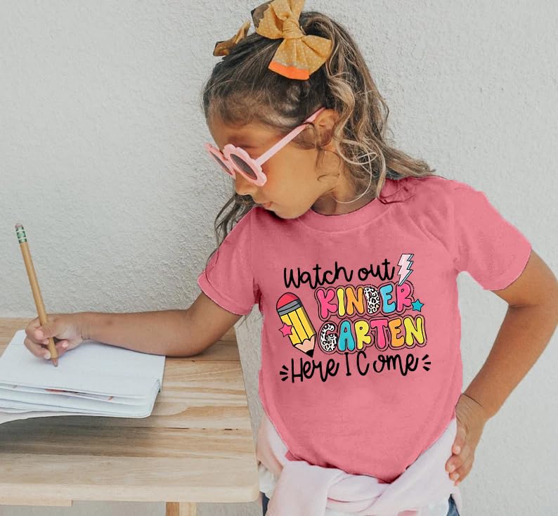 Image of Kindergarten Shirt Boys Girls: First Day of Kindergarten Shirt Kids Back to School Shirts School Gift Tee