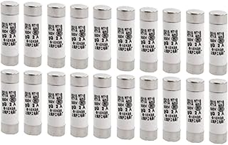 New Lon0167 20 Pcs R015 500V 2A 10 x 38mm Cylindrical Fuse Links(20 StÃ¼ck R015 500 Î½ 2A 10 x 38mm zylindrische SicherungseinsÃ¤tze