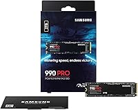 Vista 4 de Samsung 990 PRO SSD 2TB NVMe M.2 PCIe Gen4, M.2 2280 Unidad de estado sólido interna, velocidades de lectura secuencial de hasta 7,450 MB/s