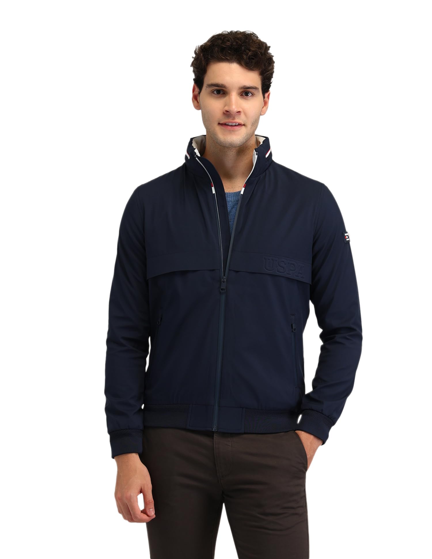 u.s. polo assn. U.s.polo association men's detachable hood packable jacket-picture-46