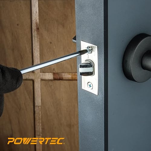 Miniatura 6 de POWERTEC QWS1005V #8 x 34" Juego de tornillos para madera, tornillos Phillips de cabeza plana de rosca profunda, 100 unidades