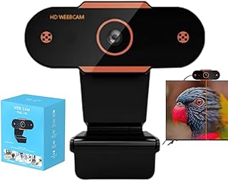 AGBARR Live Stream Webcam- Auto Focus Streaming Web Camera,USB Webcam With Microphone,Plug And Play Webcam,Software Desktop Full HD Video Camera For Zoom/Skype/Teams Video Calling