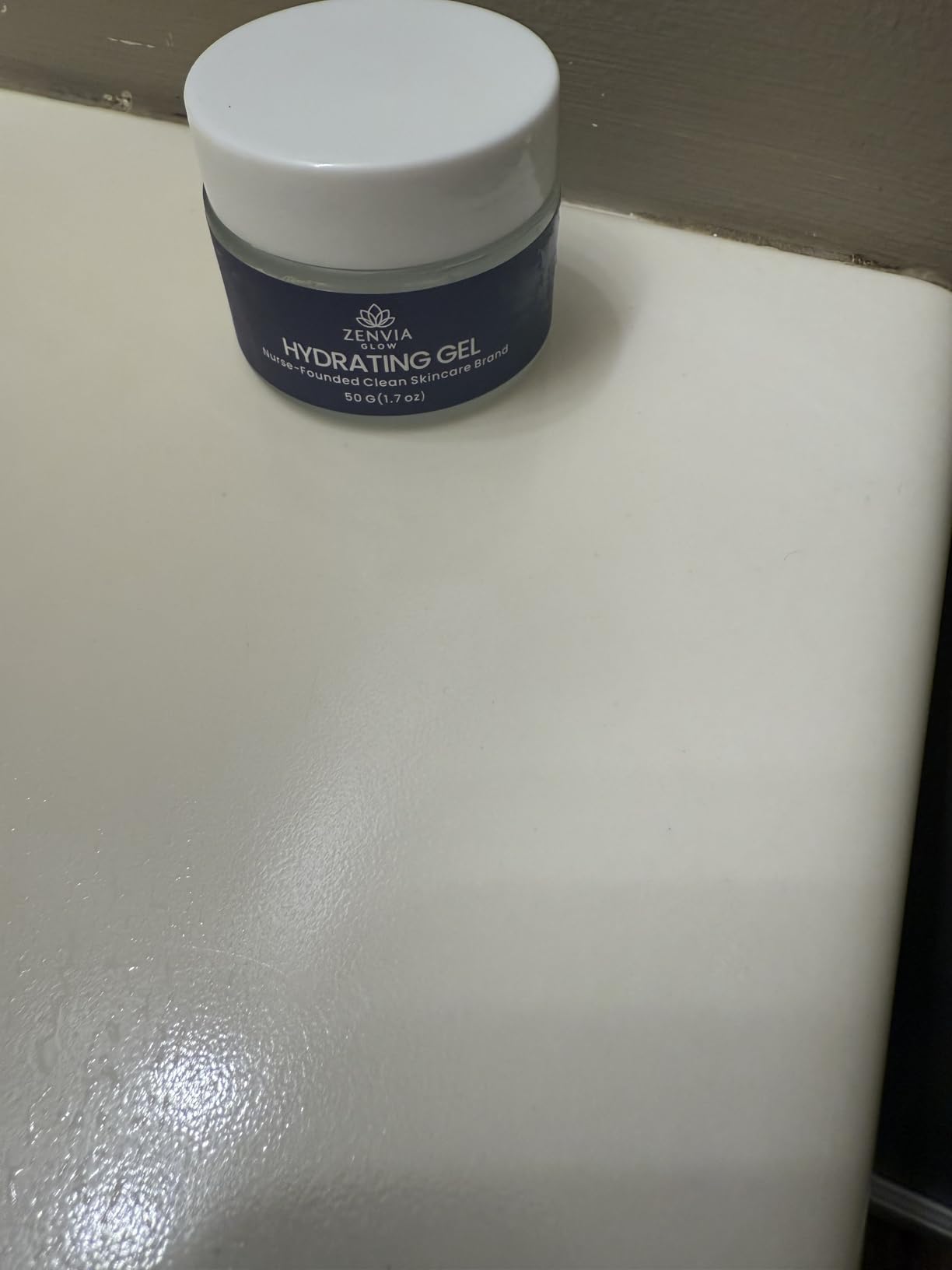 ZenviaGlow Gel Moisturizer for Face (50g) - Hydrating Face Moisturizer with Aloe Vera, Niacinamide & Vitamin E - Water Based Moisturizer for Face for Brightening & Soothing Oily Skin