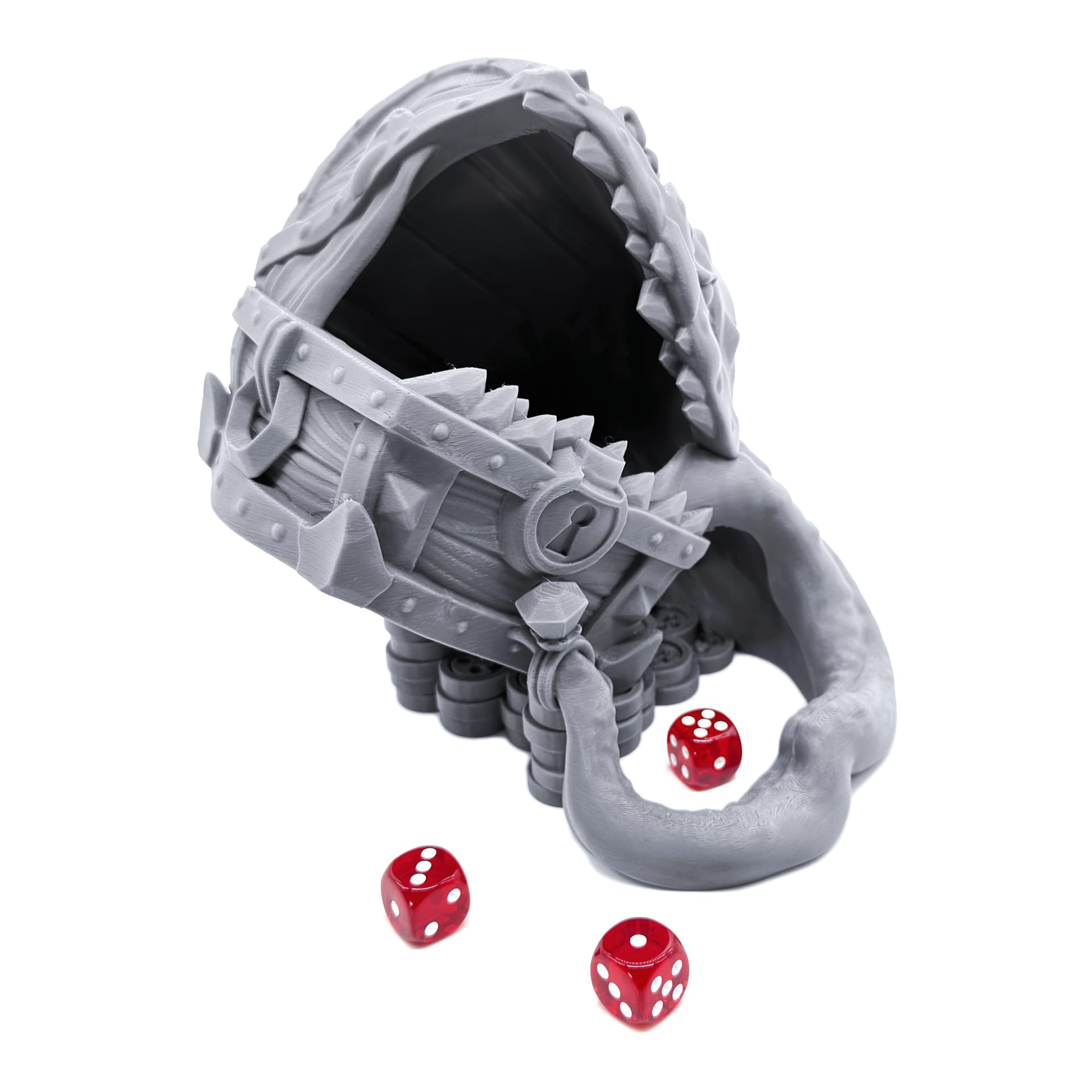 Mimic Dice Tower DND Dice Tower Compatible with Dungeons and Dragons, 28mm Miniature Wargaming, Tabletop RPGs, Wargame Scenery