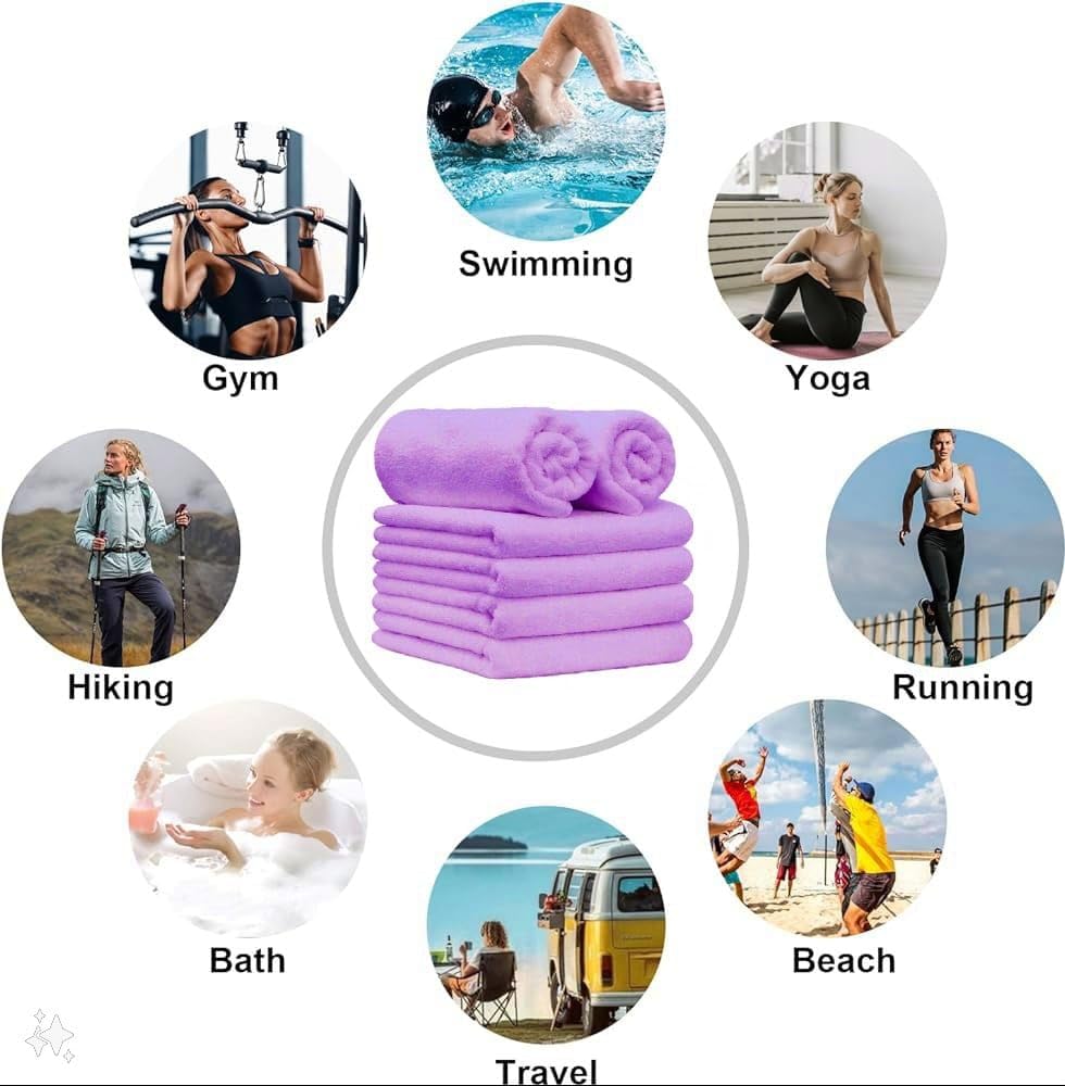 Amazon.co.jp: WEXX 6枚パック スウェットタオル 速乾タオル 27x16