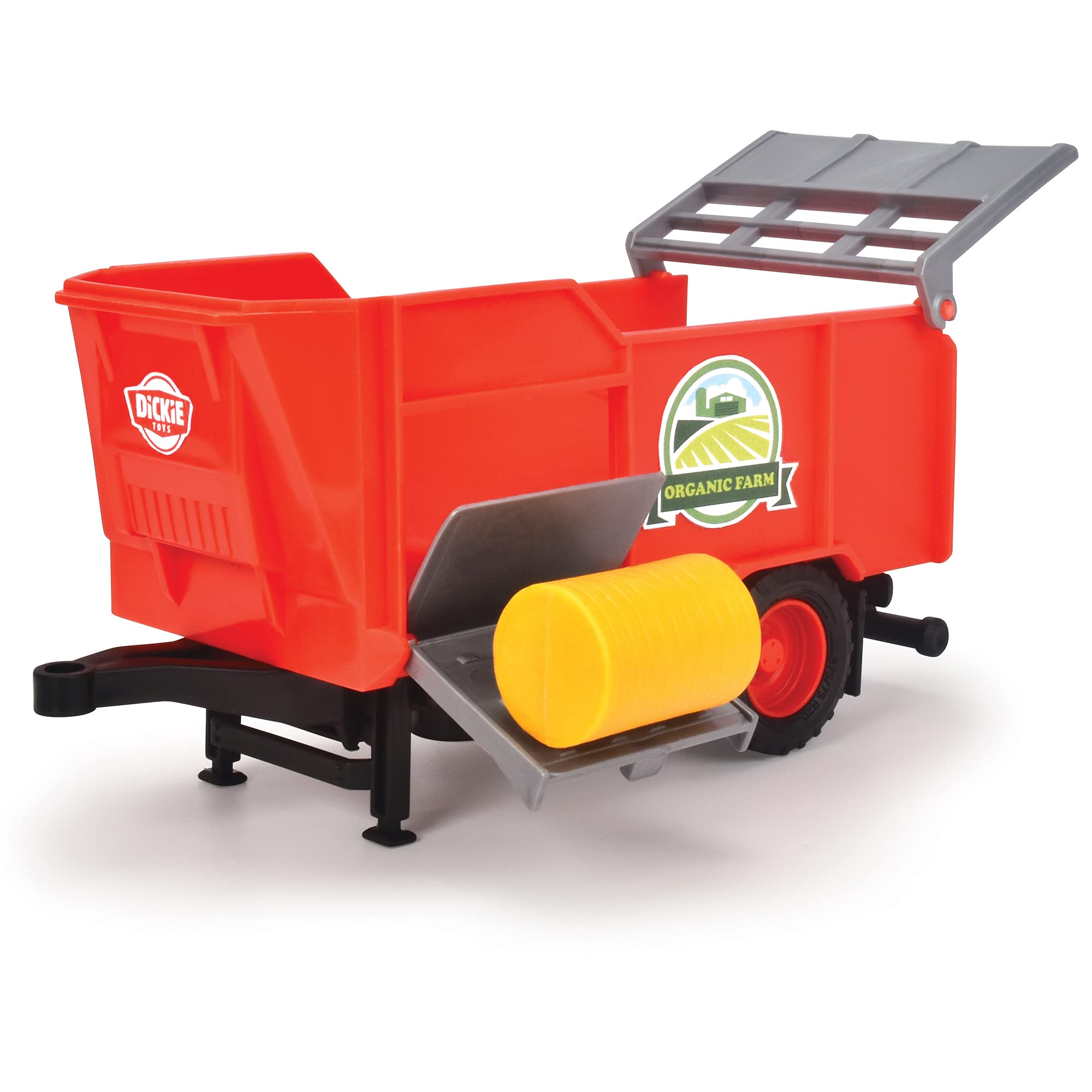 Dickie Toys - Bauernhof Station & Traktor – Bunte Farm Station mit Licht & Sound, Traktor, Anhänger & Kühe, für Kinder ab 3 Jahren, Mehrfarbig