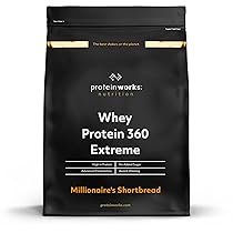 The Protein Works – Proteine Whey 360 Extreme in Polvere – Frolla Millionaire – Frullato Ad Alto Contenuto Proteico – Con Glutammina, Vitamine e Minerali – 600g