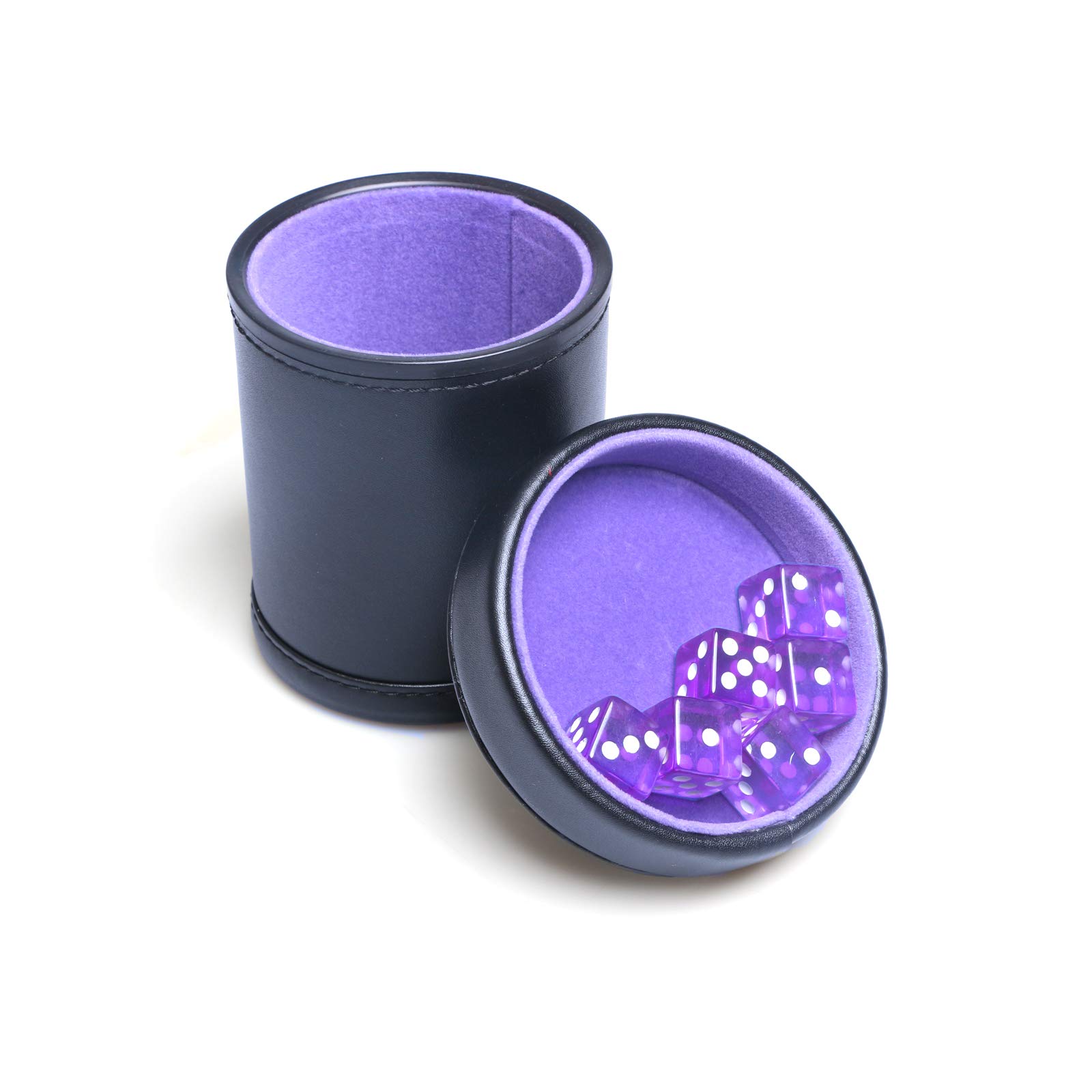 WCCF シャビ、ぺぺ Amazon.com: PU Leather Dice Cup Purple Velvet Lined Quiet