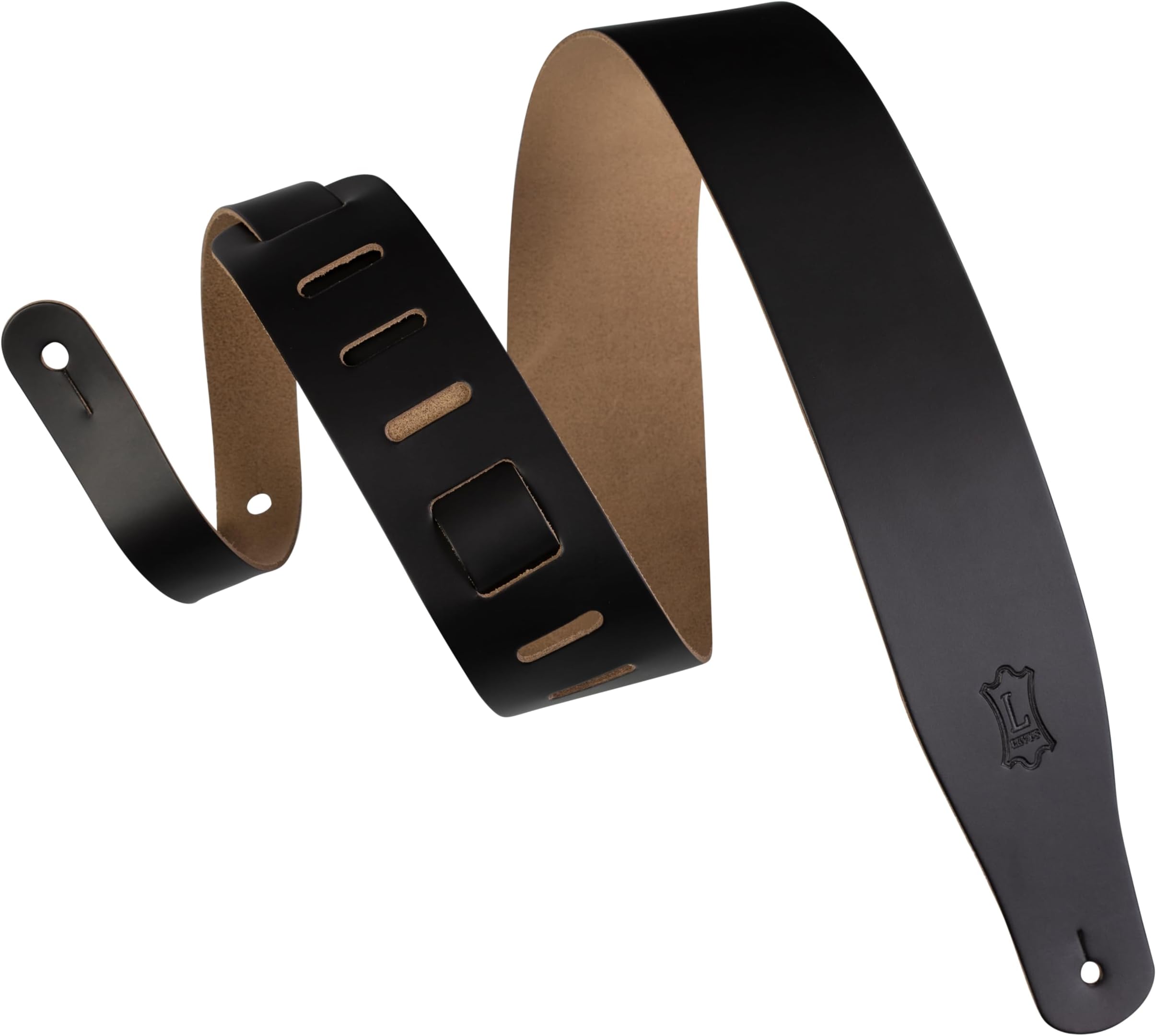 Leathers M26-blk Acoustic Guitar Strap