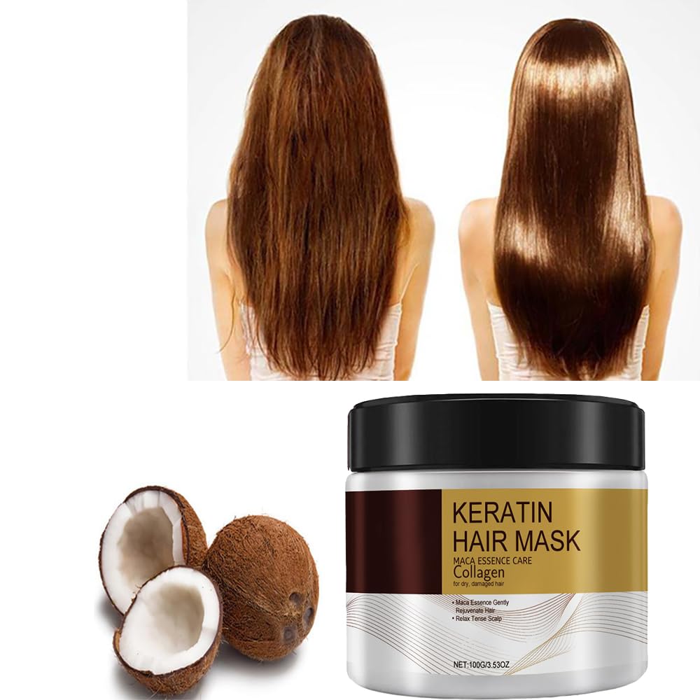 Amazon | 補修保湿ヘアマスク Keratin Hair Mask カーセル・コラーゲン