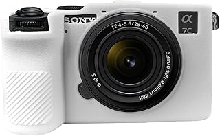 A7C II - Funda de silicona para cámara Sony Alpha 7C II, color blanco