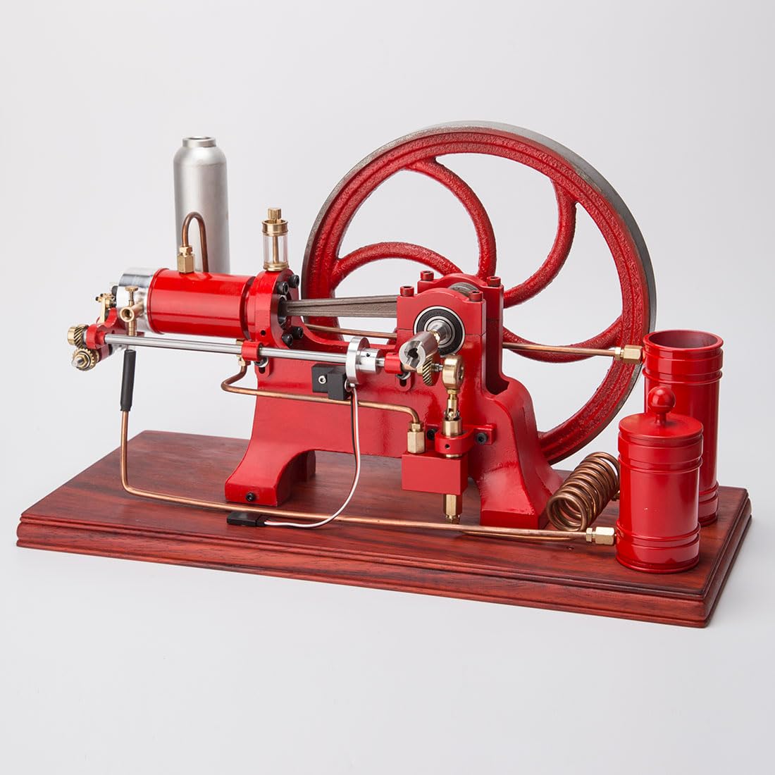 Retro Antiguo Cuatro Niveles Refrigerado por Agua Estacionario Horizontal Motor de Gasolina Modelo Regalo Para Los Amantes De Los Motores Antiguos Y Coleccionistas