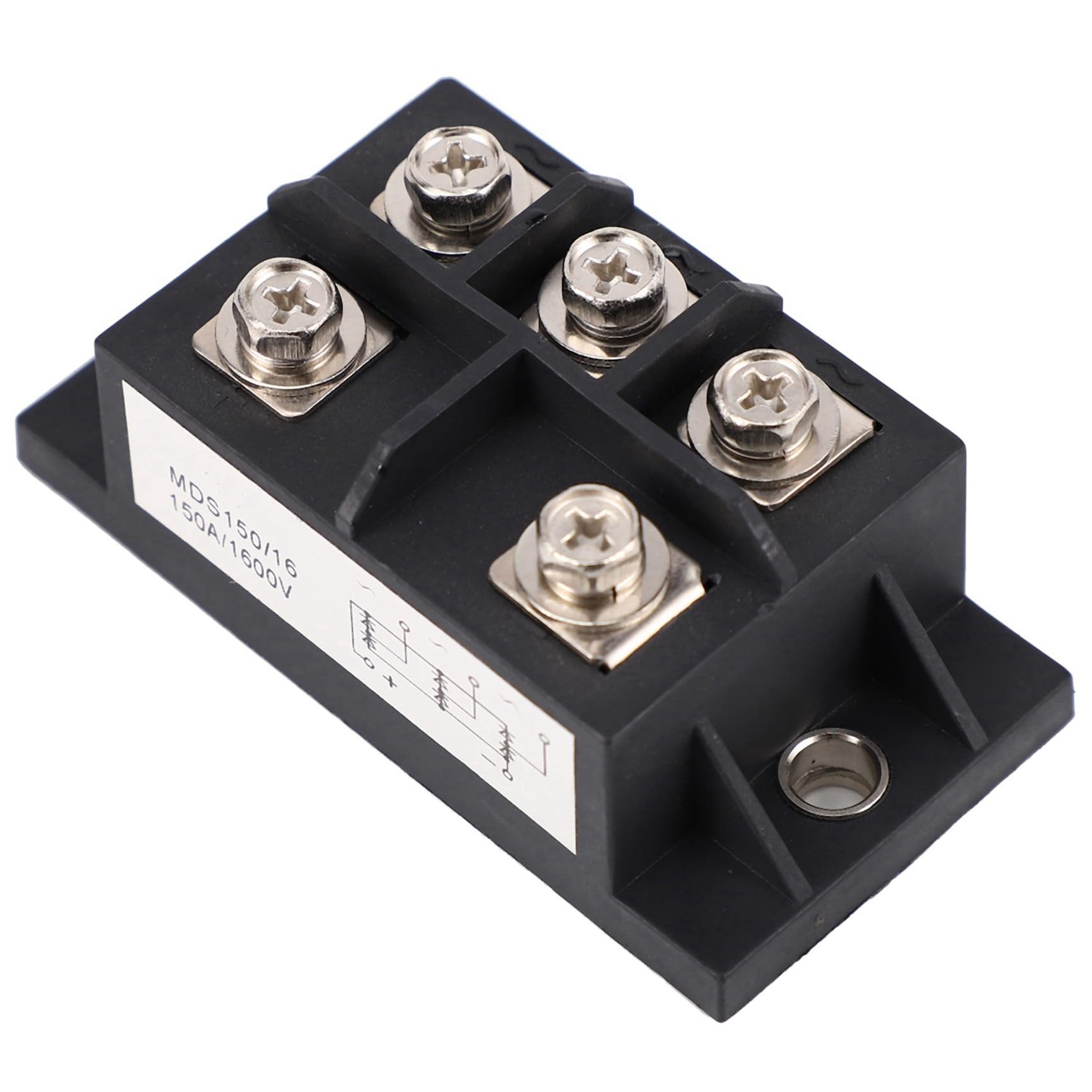 3X Raddrizzatore Un Ponte Un Diodi Trifase MDS150A 150A Amp 1600V Rame 150 Celsius 80X40X33mm Controllo del Ponte Un Diodi Un Cassa nel Metallo