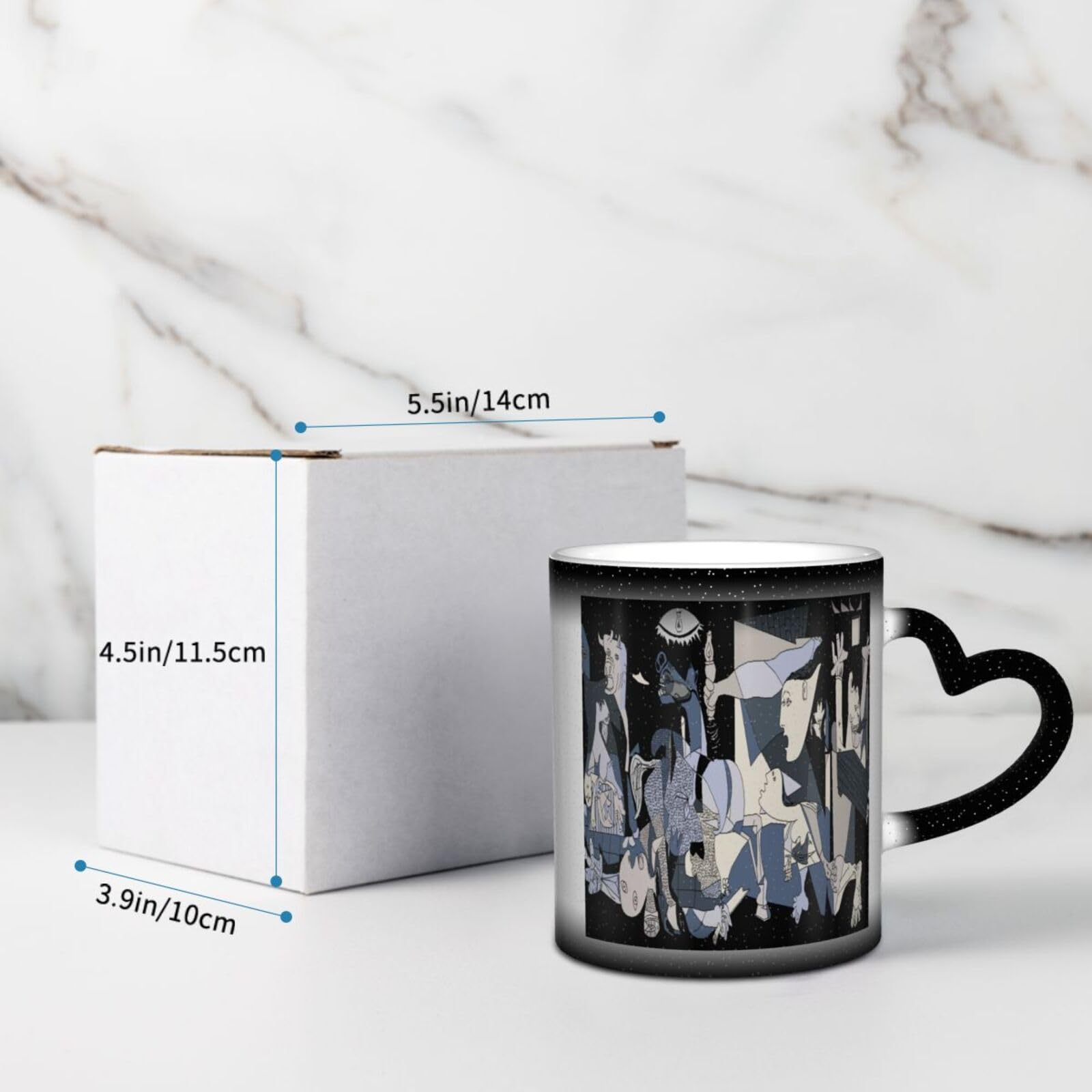 Amazon.co.jp: ゲルニカ パブロ・ピカソ コーヒーカップ おしゃれ 陶器