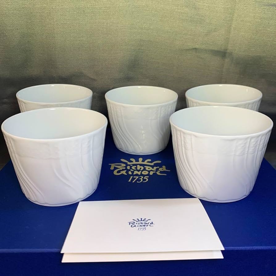 rippa　リチャードジノリ　ベッキオホワイト　デザートカップ　蕎麦猪口 rippa リチャードジノリ ベッキオホワイト デザートカップ 蕎麦猪口