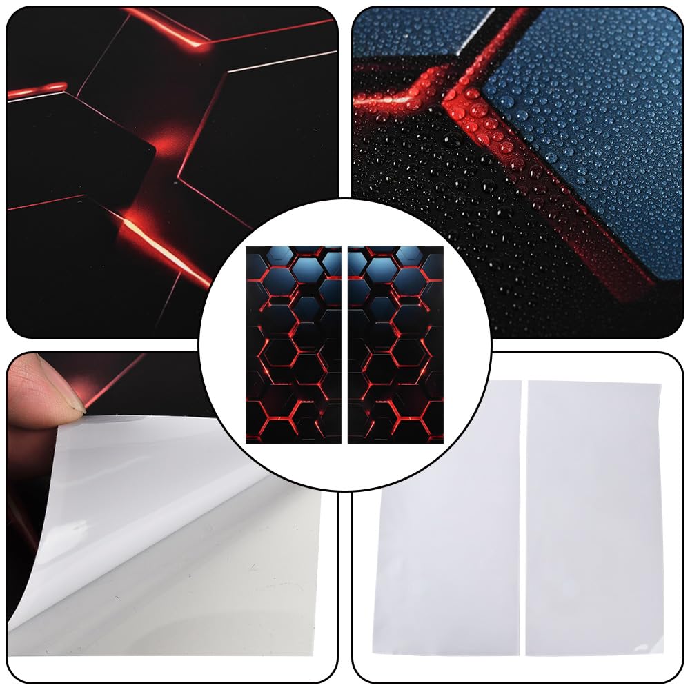 B-Säulen Aufkleber Auto Mit Rauch Motiv - 2 Stück Schwarz Kratzfest & Wasserfest