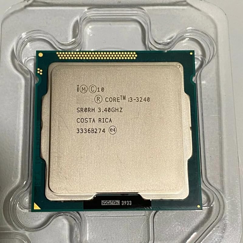 Core i3-3240 3rd Generation, Desktop Processor with Free CPU Cooling Fan, H61 Motherboard, 3.4 GHz, 2 Cores 4 Threads, LGA 1155 Socket, 3 MB Cache