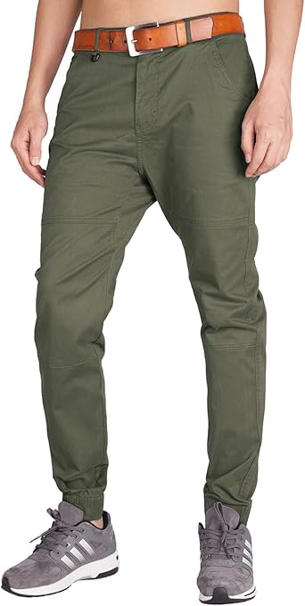 Chino jogger pants mens Clearance