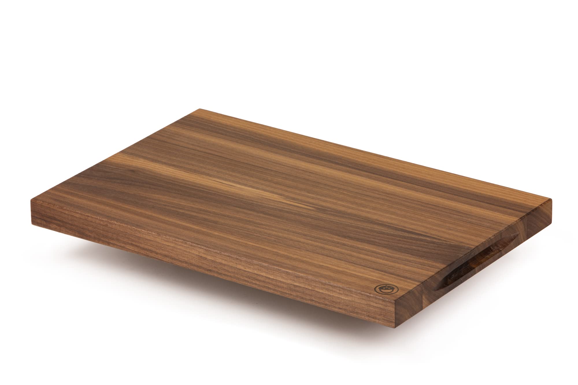 Planche à Découper En Bois De Teck ERREKE - Rainure Jus, Pieds Antidérapants - 58x38x3.2 Cm