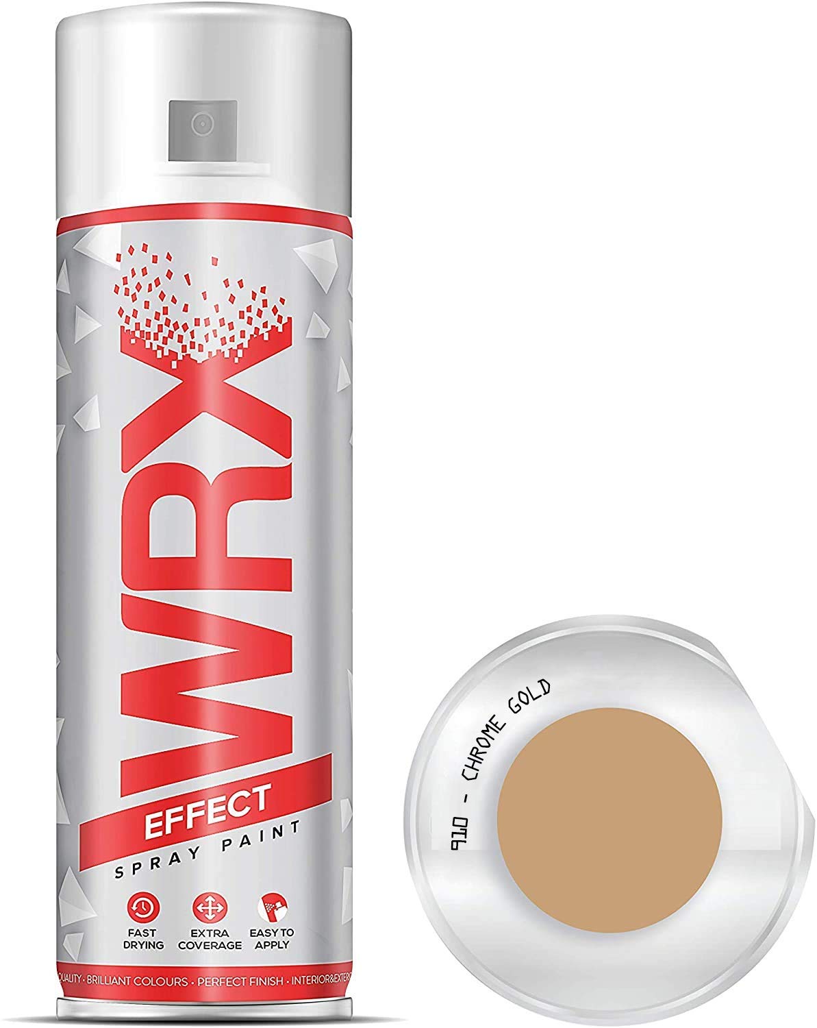 WRX Spray Paint - Chrome Gold (910) - 400 ml - Multi Purpose