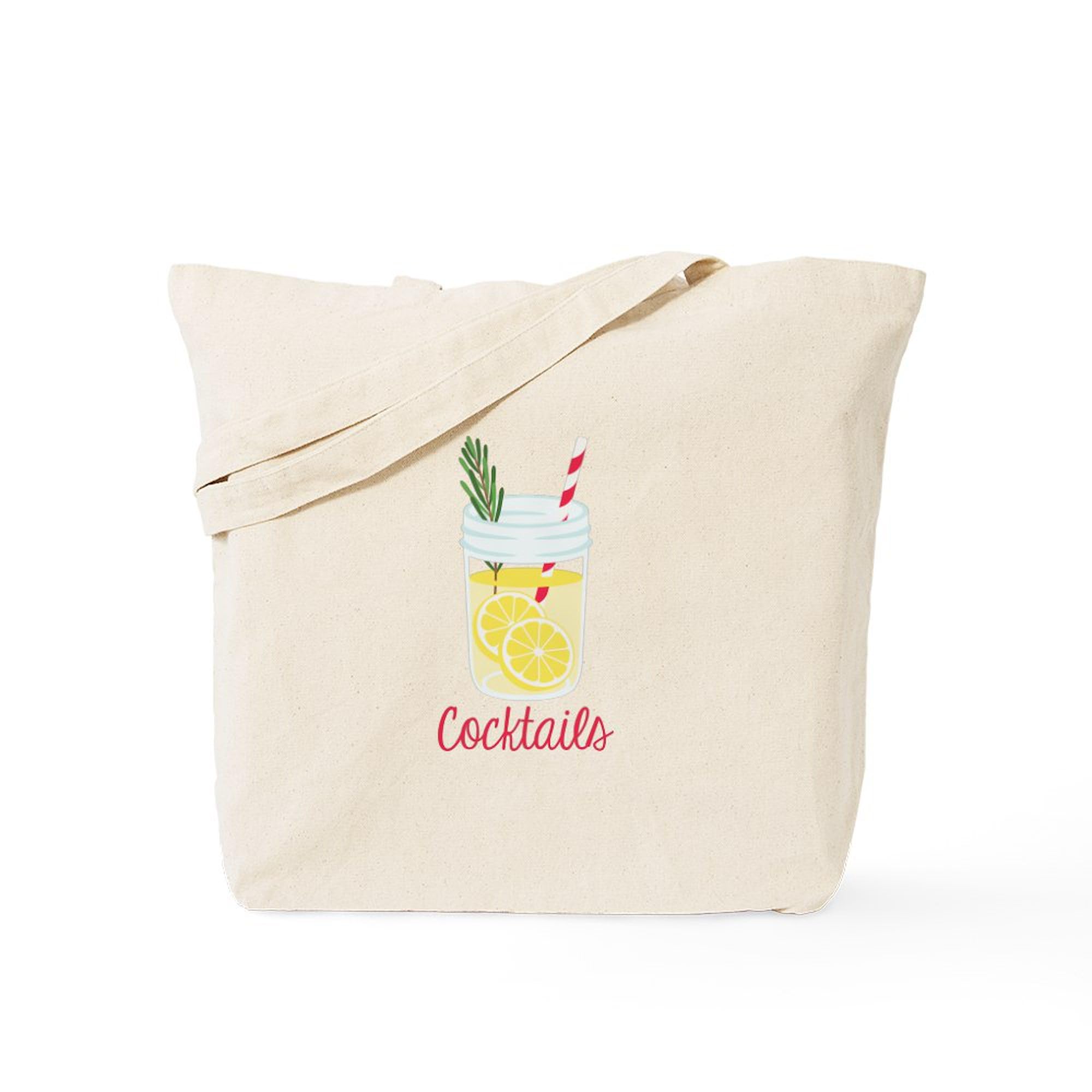 CafePress Lemonade Cocktail Tote Bag Reusable Natural Beige Canvas Shopping Bag