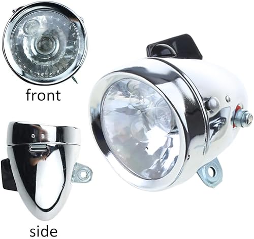 Miniatura 5 de Luz trasera retro motorizada bicicleta fricción 12V 6W generador faro luz trasera