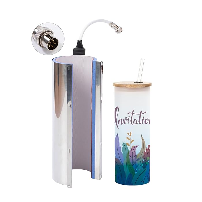 Buy PYD Life Glass Tumbler Heat Press Attachment 17 OZ 20 OZ